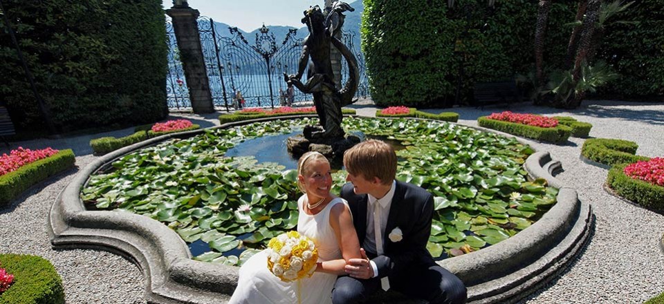 From Norway to Lake Como: a dream wedding in Villa Carlotta