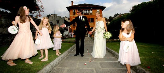 A Lalique gown on Lake Orta
