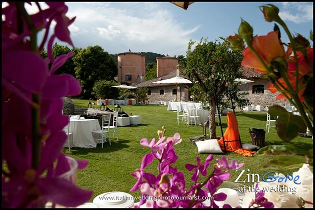 Wedding ceremony at Scuderie Odescalchi in Bracciano #2