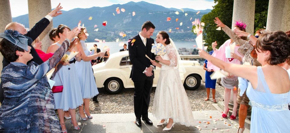 A light blue themed wedding on Lake Orta – Eve Marie and Roland
