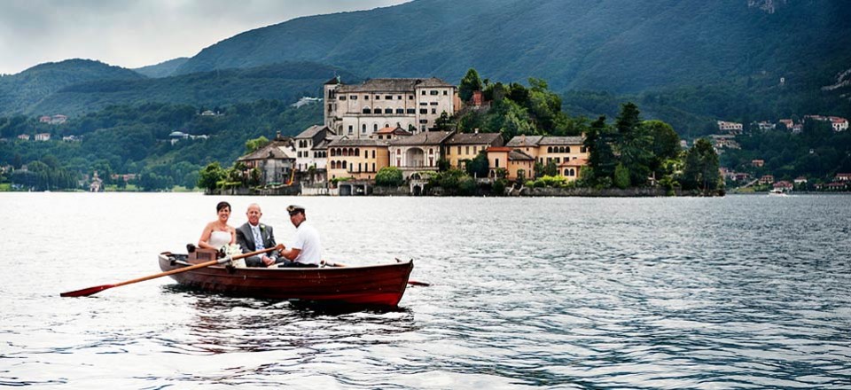 A very elegant wedding on St Julius Island – Lake Orta