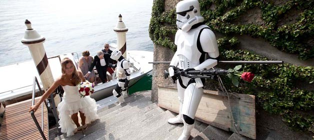 Star Wars wedding at Balbianello Villa