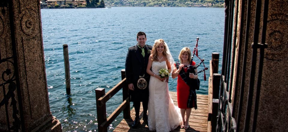 Scottish wedding in Italy