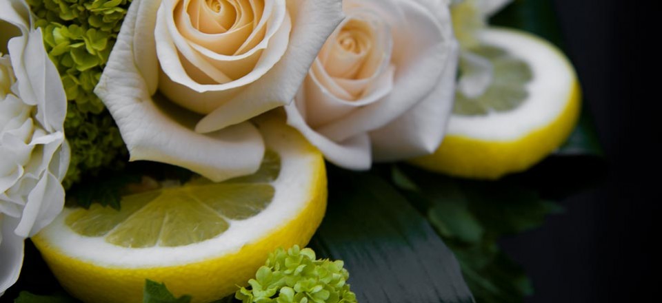 Lemon themed wedding