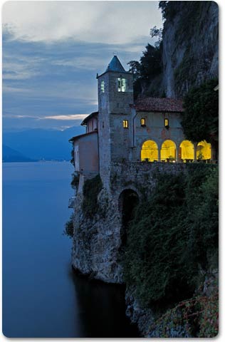 Church on Lake Maggiore, photography by Giorgio Gnemmi