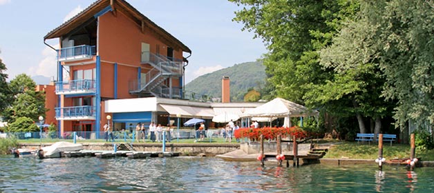Hotel Approdo, a unique restaurant on the shores of Lake Orta