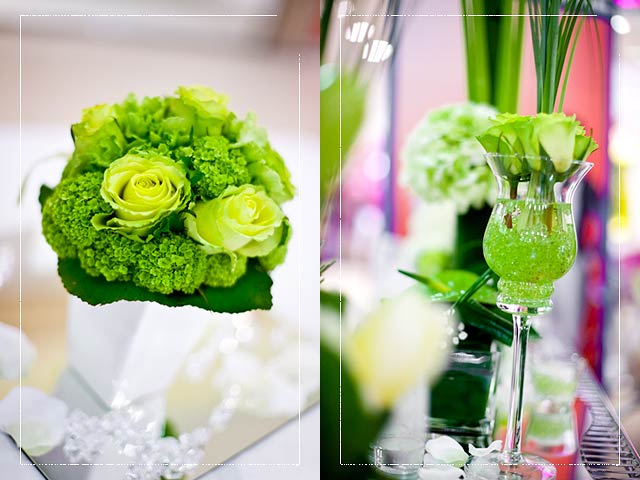 Green Wedding Centerpieces Decor Ideas