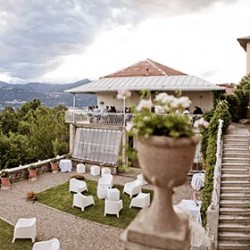 Wedding with a breathtaking lakeview at Villa Decio