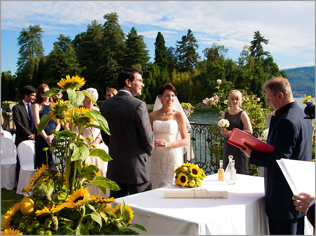 lakeviewweddingceremonyitaly On Lake Maggiore Melanie and David came 