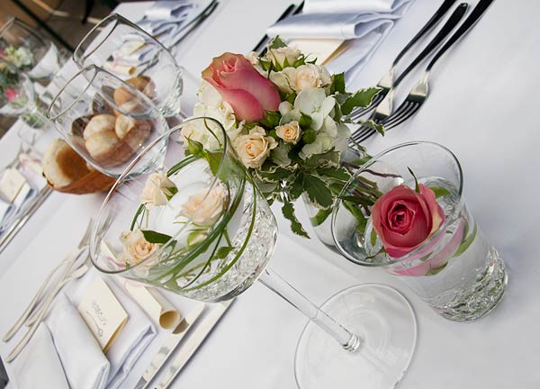 Hydrangea Flower Arrangements on Lake Orta Italy Italian Lakes Wedding 