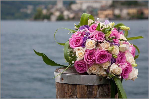 pics of pink floral arrangements for weddings