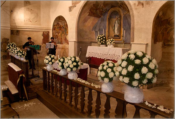 Church floral arrangement was really special It was based on spheres of 