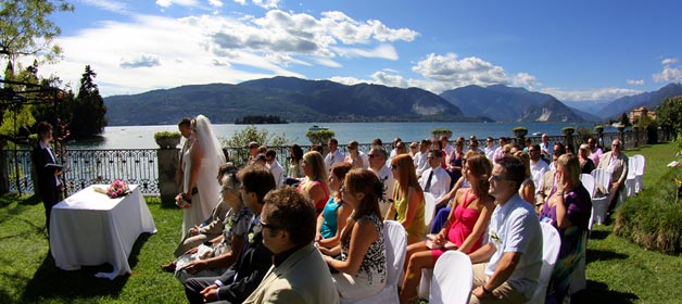 A sunny wedding on Lake Maggiore