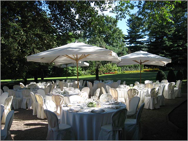 Villa Giannone Outdoor religious ceremony private chapel Italian Lakes 