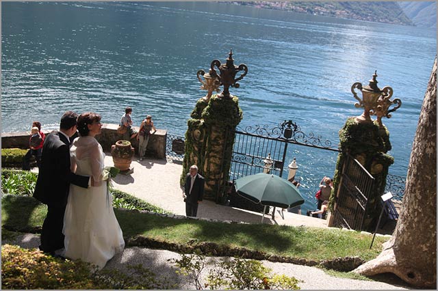 wedding at Como lake and Villa del Balbianello