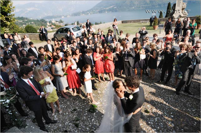 wedding in San Abbondio church Mezzegra lake Como