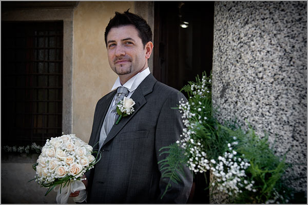 Italian groom dress Lake Maggiore
