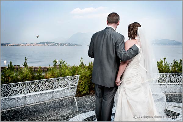 Lake view wedding to Hotel Dino Baveno Lake Maggiore