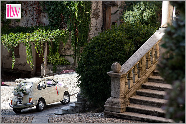 Fiat 500 wedding here in Italy