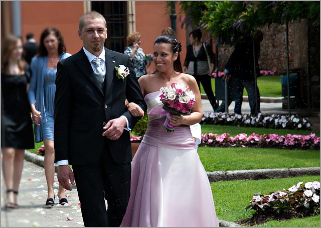Lilac Bride's Wedding Dress in Italy