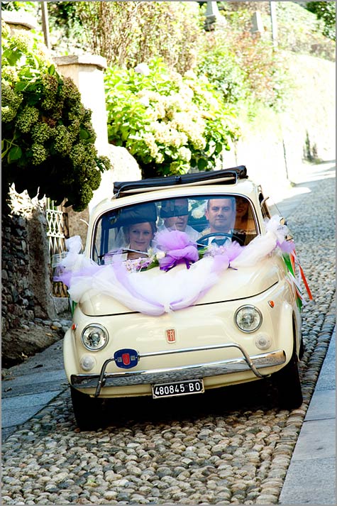 wedding vintage Fiat 500 rental