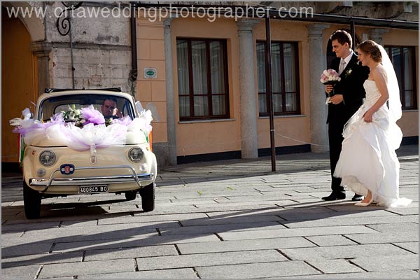 The choice to rent a vintage Fiat 500 was really nice and funny everybody