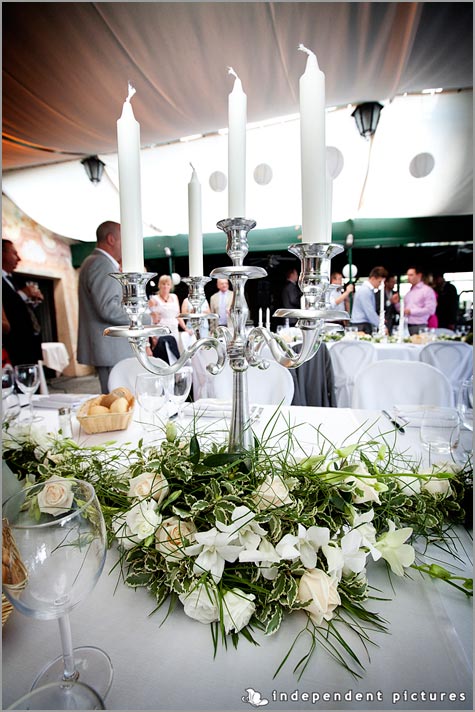 wedding centerpieces with candelabras
