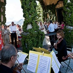 A String Quartet to Lake Como Beach Club