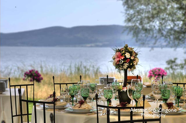 Rome lake Bracciano country wedding venue