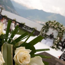 A famous guest for a very special day on lake Como