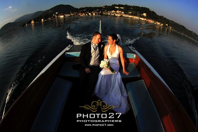 lake Orta wedding boat services