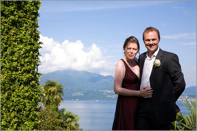 open wedding in Villa Margherita lake Maggiore
