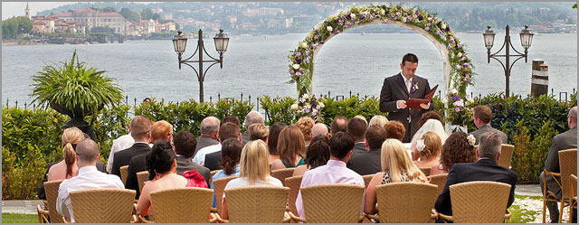 wedding ceremony to Grand Hotel Dino Baveno Lake Maggiore