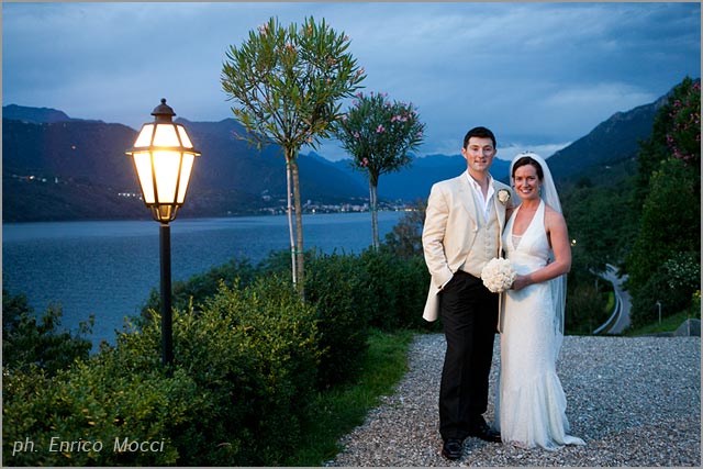 Irish wedding to Villa Ortea, lake Orta