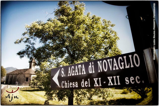 wedding to chapel Saint Agata in Novaglio lake Maggiore