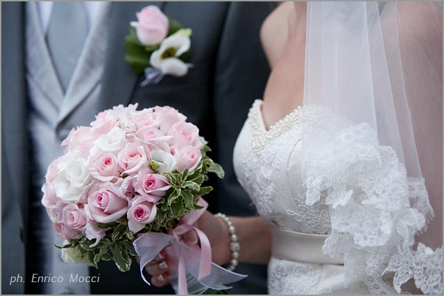 pink pastel bridal bouquet