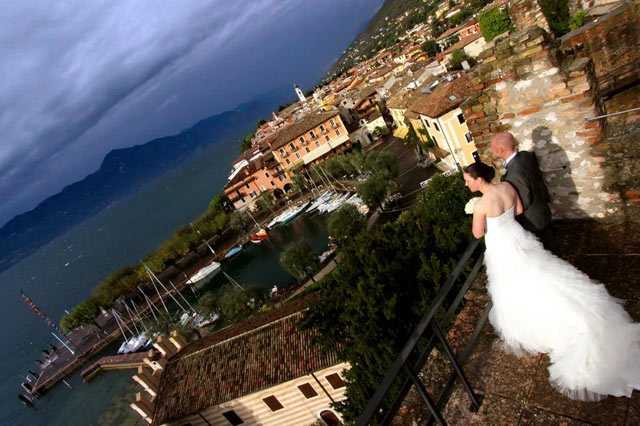 Torri del Benaco castle weddings on lake Garda
