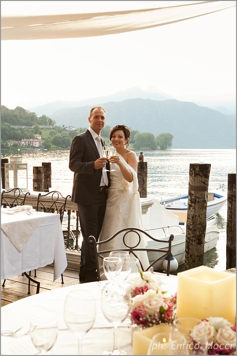Orta Beach Club Wedding in Italy