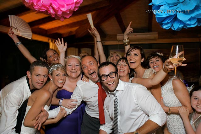 wedding party in Malcesine Lake Garda