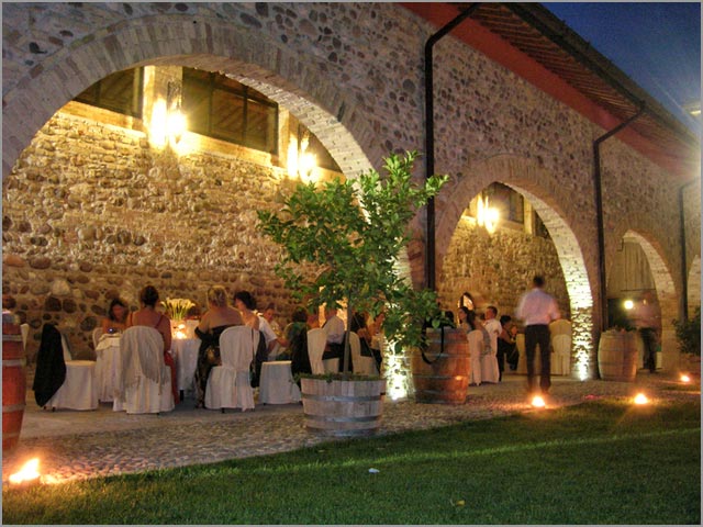 Hochzeit Dinner-in-Italien