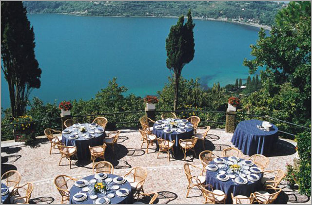 wedding receptions on Lake Albano Rome