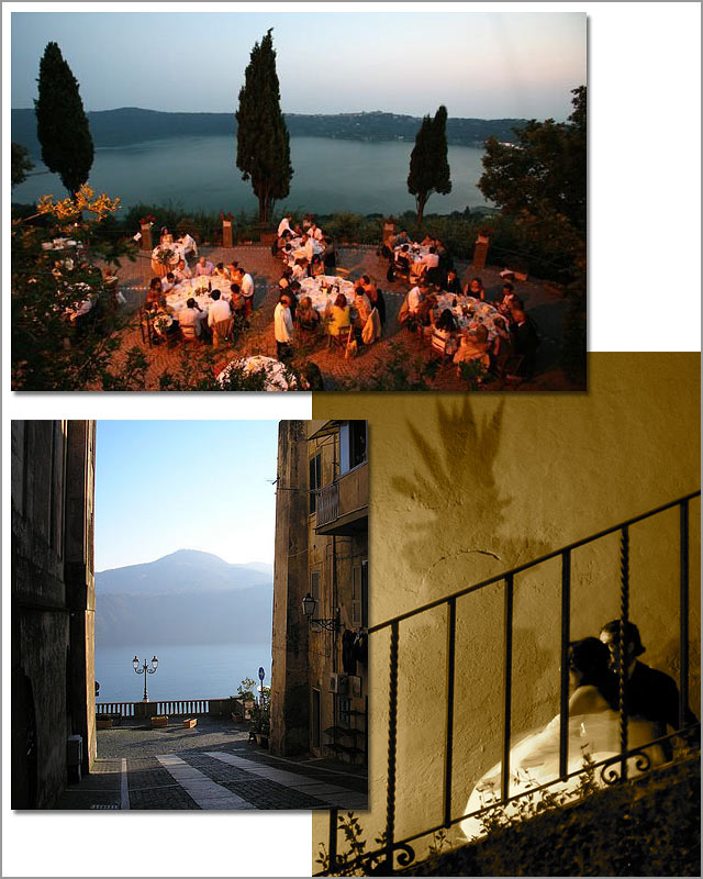 Castel Gandolfo Lake Albano weddings