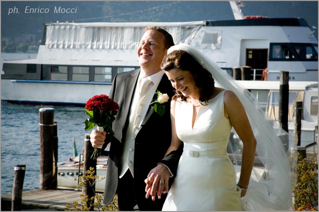 motorboats hire for wedding receptions on Lake Orta Italy