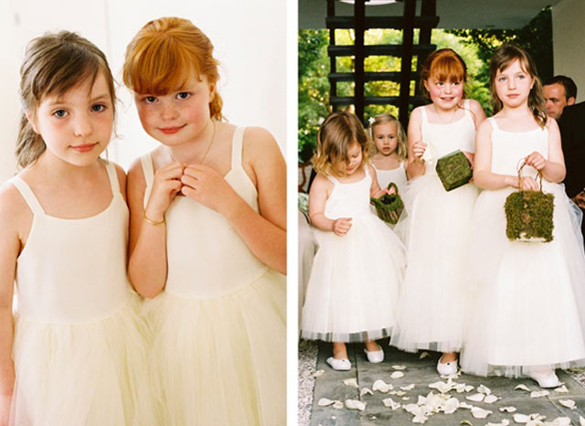 flower girls wedding dresses on Lake Garda Italy