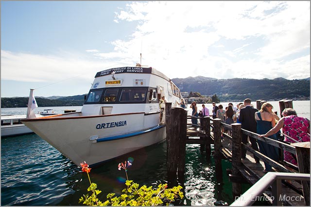 boat rentals for weddings on Lake Orta