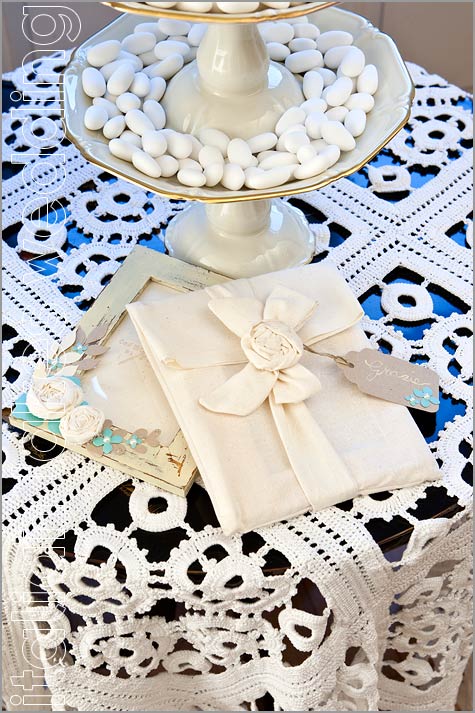 wedding favors shabby chic style in Italy