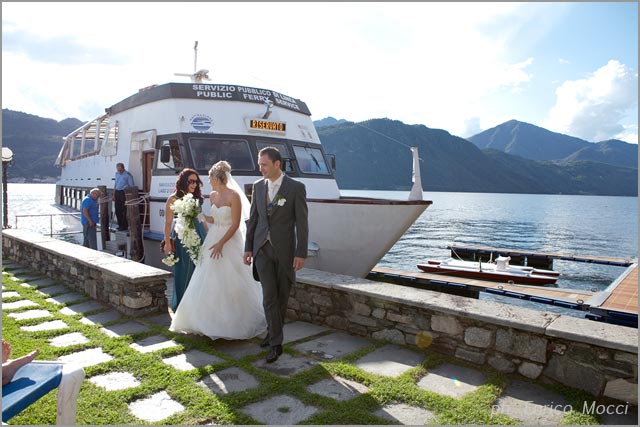wedding boat cruise on Lake Orta Italy