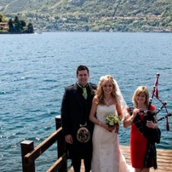 Just Married! Susie and Michael... another wonderful Scottish wedding on Lake Orta