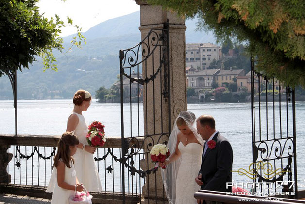 wedding at Villa Bossi