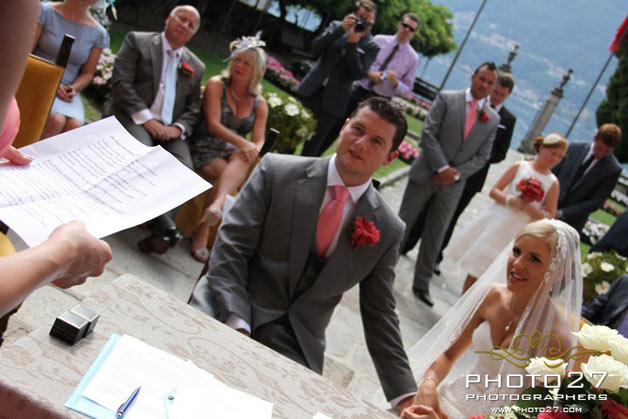 wedding at Villa Bossi Lake Orta